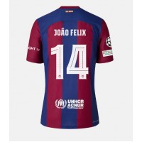 Fotbalové Dres Barcelona Joao Felix #14 Domácí 2023-24 Krátký Rukáv